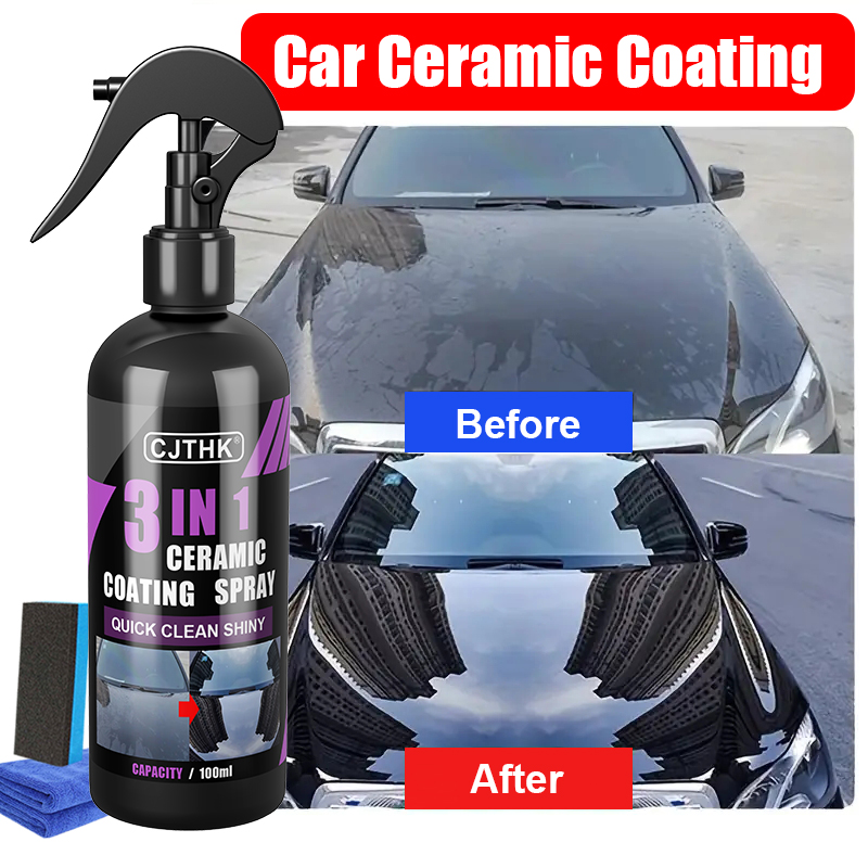 Oleophobic Coating Spray - น้ำยาเคลือบเซรามิกนาโนสำหรับรถยนต์ น้ำยาเคลือบนาโนคริสตัล ชั้นเคลือบกันน้ำ น้ำยาขัดเคลือบสีรถยนต์ น้ำยาเคลือบนาโนสำหรับรถยนต์