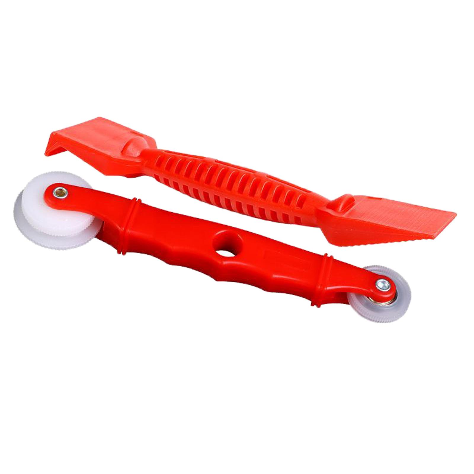 Screen Alignment Tool - 2 ชิ้นหน้าจอ Roller ชุดเครื่องมือ Scraper ทนทานหน้าจอ