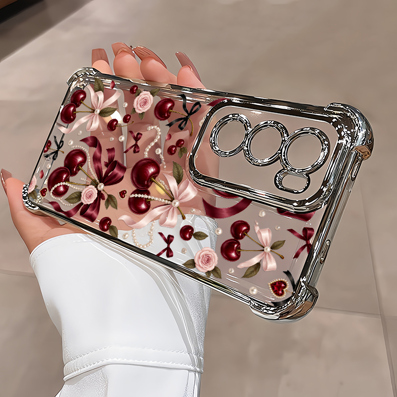 เคสโทรศัพท์ลายโบว์สีชมพูและเชอ - Oppo A78 บทวิจารณ์และราคา