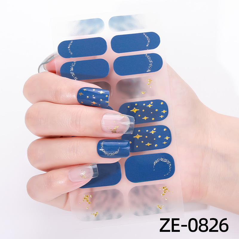 สติกเกอร์ติดเล็บลายหินอ่อนไล่เ - Full Cover Adhesive บทวิจารณ์และราคา