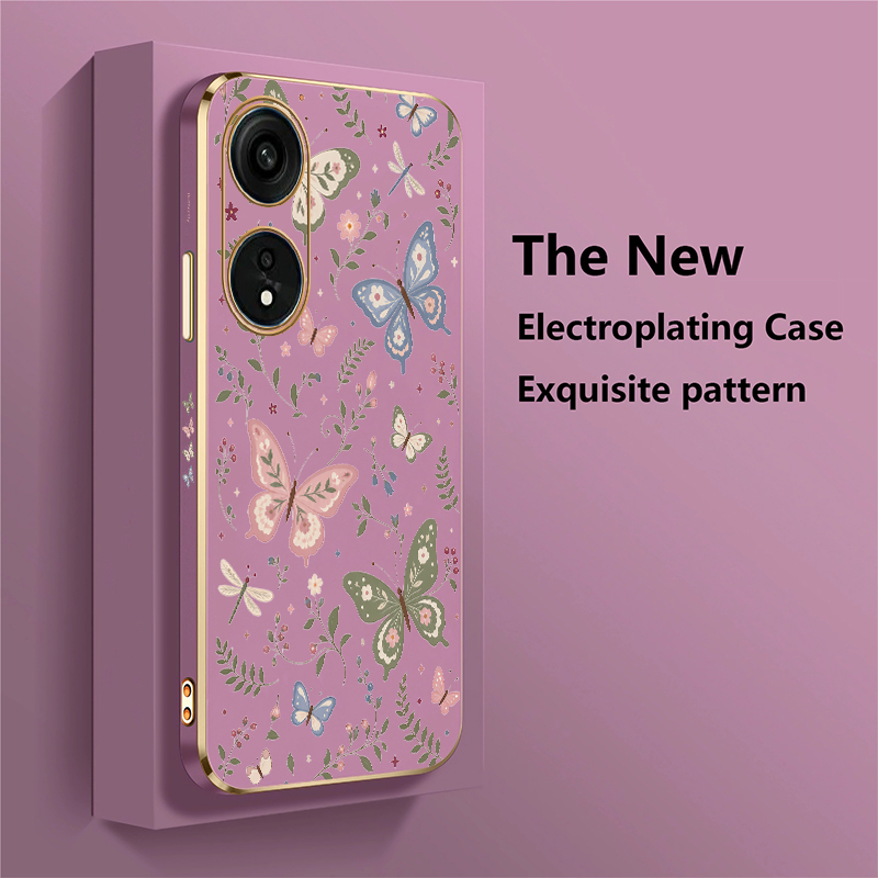 เคสลายผีเสื้อสำหรับ OPPO A98 A - Oppo A78 บทวิจารณ์และราคา