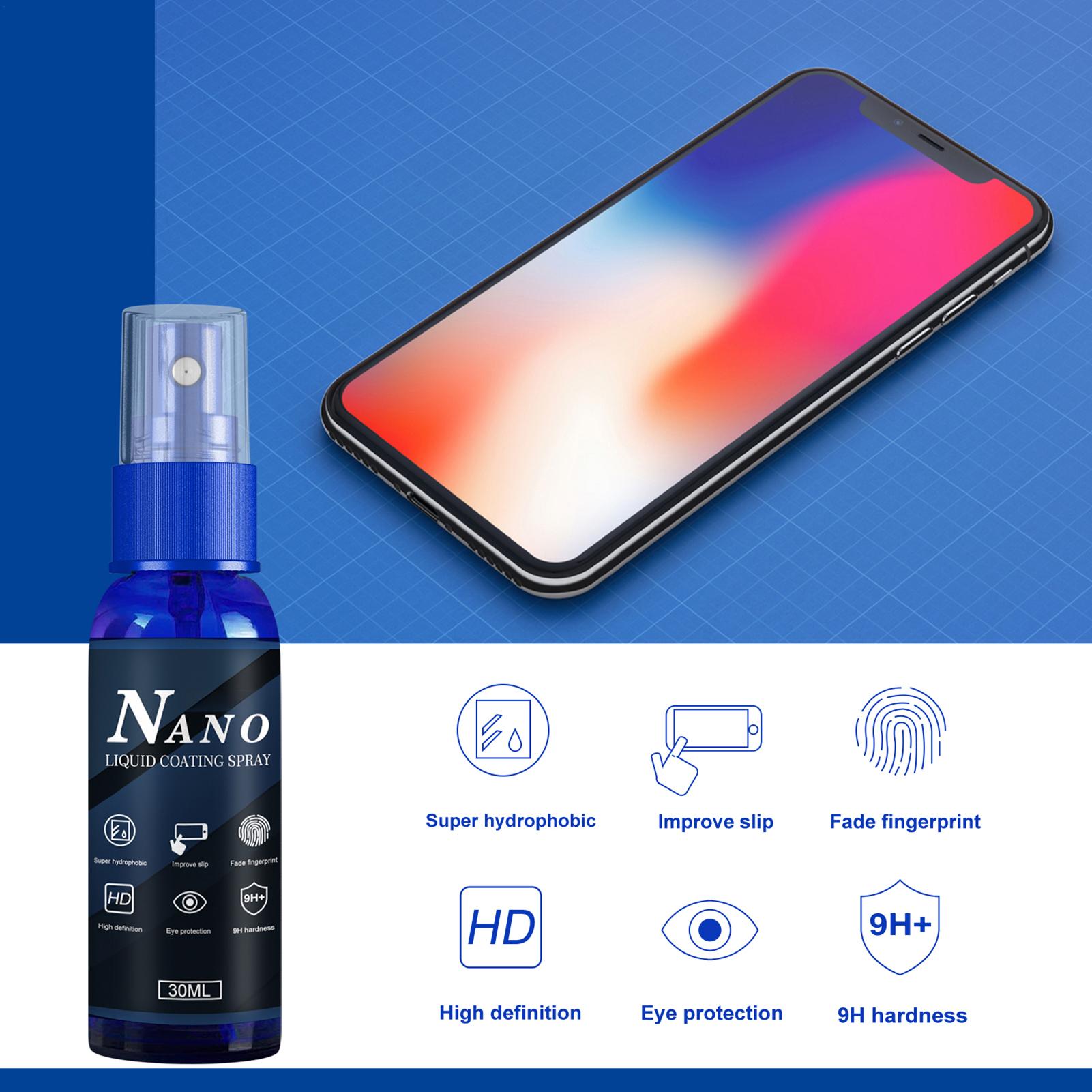 สเปรย์ป้องกันรอยขีดข่วน ไฮโดรโ - Oleophobic Coating Spray บทวิจารณ์และราคา