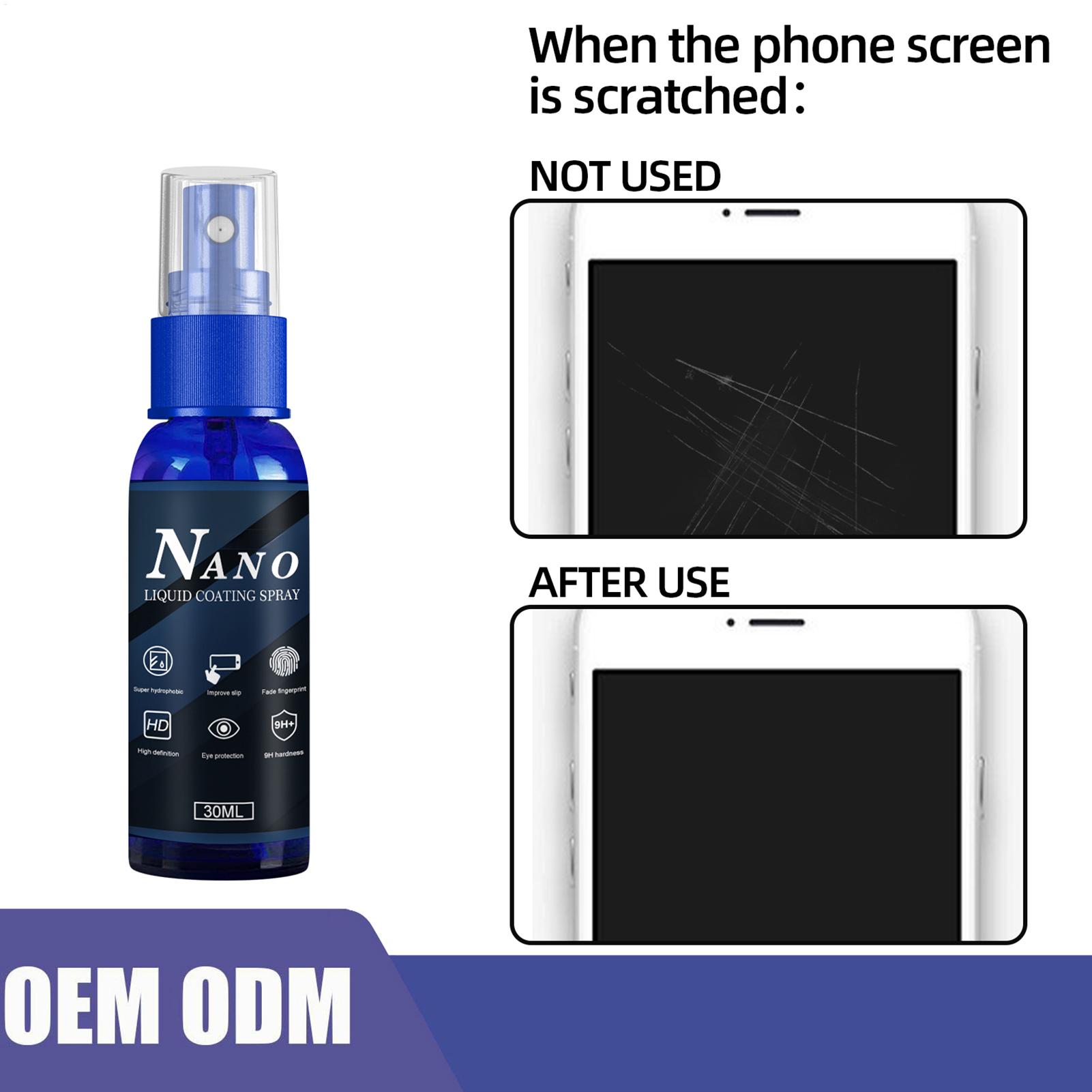 Liquid Screen Protector Spray  - Oleophobic Coating Spray บทวิจารณ์และราคา